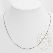 Chain - 10K white gold box 1.2mm - CHG542