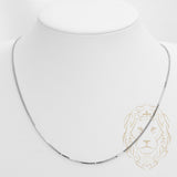 Chain - 10K white gold box 1.2mm - CHG542