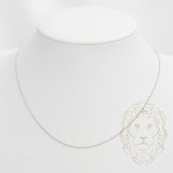 Chain - 14K white gold singapore 0.8mm - CHG543