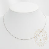 Chain - 10K white gold singapore 1.3mm - CHG544