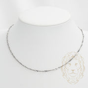 Chain - 10K white gold singapore 2mm - CHG548