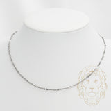 Chain - 10K white gold singapore 2mm - CHG548