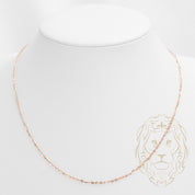 Chain - 10K Gold diamond cable cut 1.5mm - CHG549