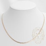 Chain - 10K Gold two-tone yellow & white marine Greek key motif 2.7mm - CHG556