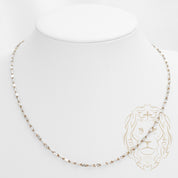 Necklace - 10K two-tone yellow & white gold diamond cut 2.3mm - CHG583