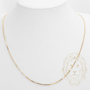 Chain - 10K yellow gold box 1mm - CHG638