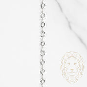 Chain - 10K white gold cable diamond cut 2.7mm - CHG531