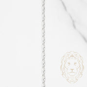 Chain - 10K white marine gold diamond cut 2mm - CHG533