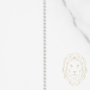 Chain - 14K white gold beads 1.2mm - CHG535