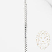 Chain - 10K white gold box 1.2mm - CHG542