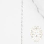 Chain - 14K white gold singapore 0.8mm - CHG543