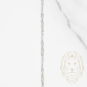 Chain - 10K white gold singapore 1.3mm - CHG544