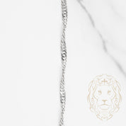 Chain - 10K gold white singapore 2.2mm - CHG547