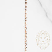 Chain - 10K Gold diamond cable cut 1.5mm - CHG549