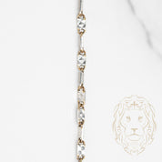 Necklace - 10K two-tone yellow & white gold diamond cut 2.3mm - CHG583