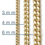 Bracelet - 10K Yellow Gold Cuban Link 6mm - BRG553