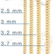 Chaîne - Or 10K jaune franco 3.25mm - CHG812