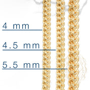 Chaîne - Or 10K jaune franco 4mm - CHG814