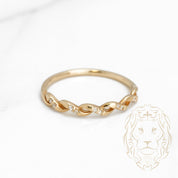 Ring - 10K Yellow Gold semi-set with 0.10CT natural diamonds - RIGD269