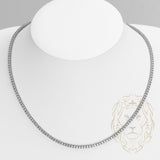 Chaîne - Or 14K tennis diamants lab VVS coupe rond brillant 6.00CT 2.5mm - CHGL010