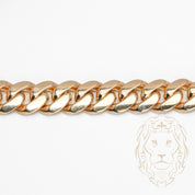 Bracelet - 10K Gold cuban link 8.5mm - BRG508