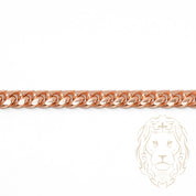 Bracelet - Gold 10K rose cuban link 6mm - BRG544