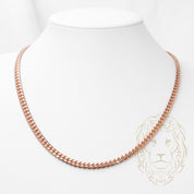 Chain - Gold 10K rose cuban link solid 5.7mm - CHG574