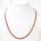 Chain - 10K gold cuban link solid 8mm - CHG575