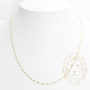 Chain - 10K Yellow Gold box twist 1mm - CHG579