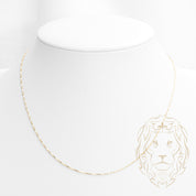 Chaîne - Or 10K jaune boîte twist 0.75mm - CHG580