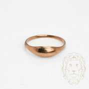 Ring - 10K pink gold polished dome - RIG731