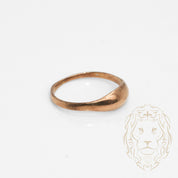 Ring - 10K pink gold polished dome - RIG731