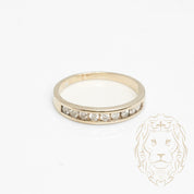 Ring - 14K white gold semi set with 0.15CT natural diamonds - RIGD442