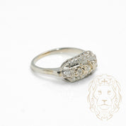 Ring - 18K two-tone yellow & white gold set with natural round brilliant diamonds 0.35CT - RIGD465