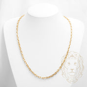 Chaîne - Or 14K jaune câble carré coupe diamant 5.5mm - CHG603