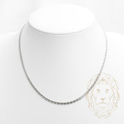 Chain - 14K white gold modern anchor 2.5mm - CHG605