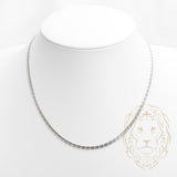 Chain - 14K white gold modern anchor 2.5mm - CHG605