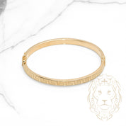 Bangle - 10K Yellow Gold Greek Key 5mm - BRG527