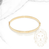 Bangle - 10K Yellow Gold Love Style 4mm - BRG529