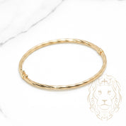 Bangle - 10K Yellow Gold twist 3mm - BRG532