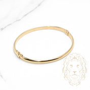 Bracelet jonc - Or 10K jaune 4mm - BRG533