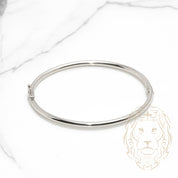 Bangle - White 10K Gold 3mm - BRG534