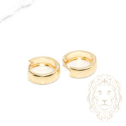 Hoops - Polished Yellow 10K Gold 5mm X 11mm - BOG682