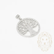 Pendentif - Argent arbre de vie pavé de cz - PES246