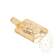 Pendant - 18K yellow gold Jesus head - PEG609