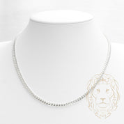 Chain - Silver cuban link 4mm - CHS468