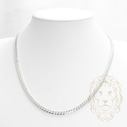 Chain - Silver cuban link 5mm - CHS469