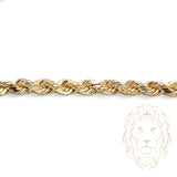 Bracelet - Or 10K jaune torsade 6mm - BRG537