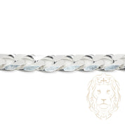 Bracelet - Argent  curb 15.5mm - BRS354