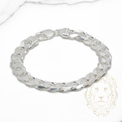 Bracelet - Argent  curb 11.3mm - BRS353